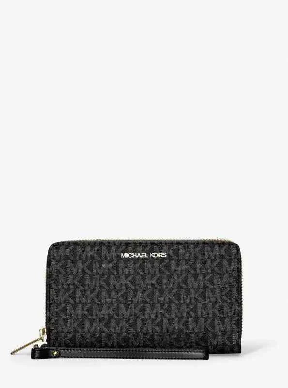 Michael Kors Jet Set Large Signature Logo Smartphone Wallet