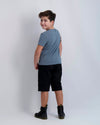 Blueberry and Mocha Contrast Tee