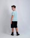 Sky and Seafoam Contrast Tee