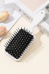 Iceland Blue Flower and Bow Print Air Cushion Comb