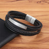 Cocoa Yacht Club Classic Genuine Leather Bracelet For Men