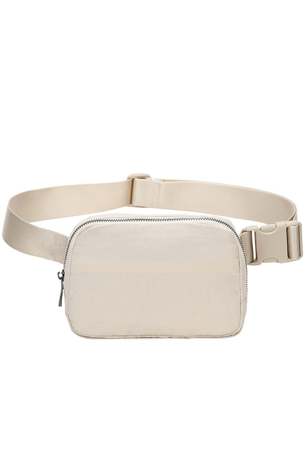 Khaki Waterproof Zipped Crossbody Bag