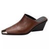 Cocoa Yacht Club Leather Mules