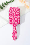 Bright Pink leopard Print Air Cuhsion Comb