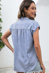 Light Blue Gingham Button Up Shirt