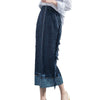 Cocoa Yacht Club Pleated Denim Skirt