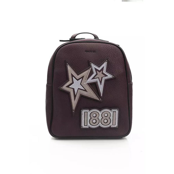 Cerruti 1881 Elegant Red Polyethylene Backpack