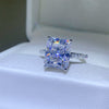 5 Carat Moissanite Zircon 925 Sterling Silver Ring - Cocoa Yacht Club