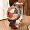 Cocoa Yacht Club Vintage Wood Quartz Watch