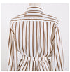 Cocoa Yacht Club Striped Pattern Shirt Blouse