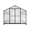 [08X12FT] Large Outdoor Heavy Duty Polycarbonate Walk-In Greenhouse With Double Swing Doors And Two Ventilation Windows (SAK73651)