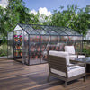 [08X12FT] Large Outdoor Heavy Duty Polycarbonate Walk-In Greenhouse With Double Swing Doors And Two Ventilation Windows (SAK73651)