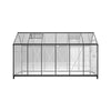 [08X12FT] Large Outdoor Heavy Duty Polycarbonate Walk-In Greenhouse With Double Swing Doors And Two Ventilation Windows (SAK73651)