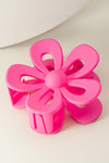 Light Pink Sweet Hollowed Flower Shape Claw Clip