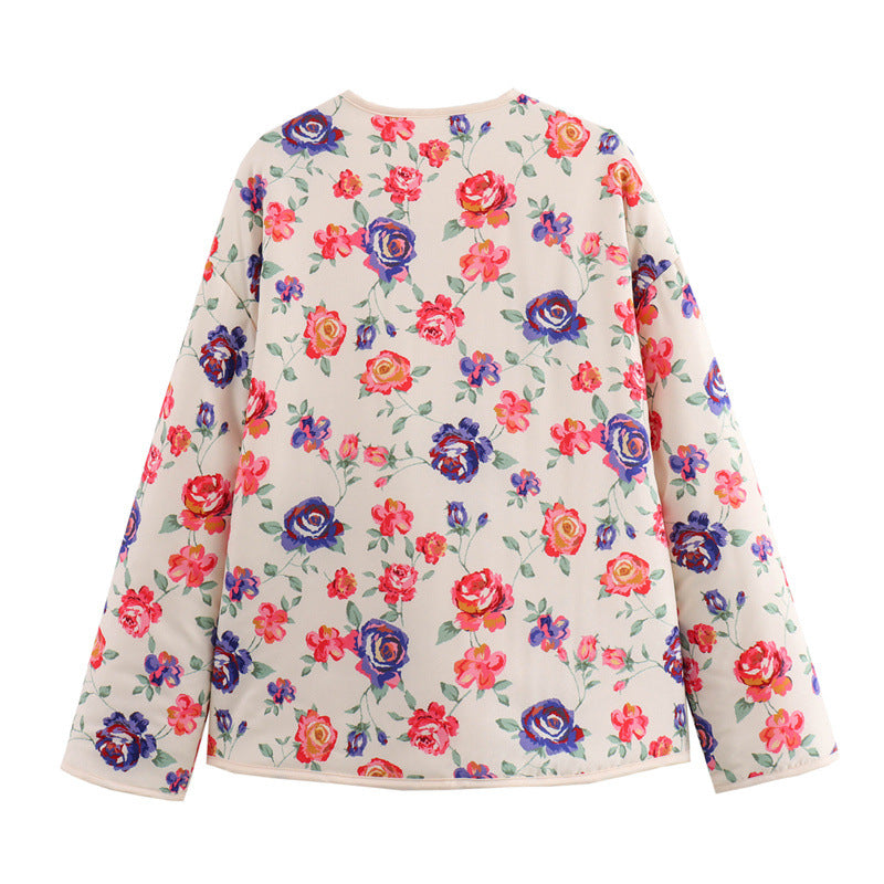 Cocoa Yacht Club Retro Floral Jacket