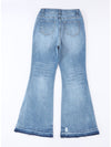 Blue Light Wash High Waisted Bell Bottom Jeans