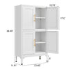 Cocoa Yacht Club White Storage Cabinet with Shelves