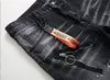 Cocoa Yacht Club Black & Gray Distressed Jeans