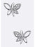 CZ Butterfly Studs