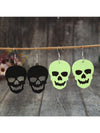 2 Piece PU Leather Skull Dangle Earrings - Cocoa Yacht Club