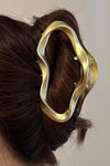 Gold Hollow Out Cloud Vintage Hair Claw