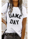 Black GAME DAY Crewneck Graphic T Shirt