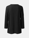 Full Size Round Neck Long Sleeve T-Shirt - Cocoa Yacht Club