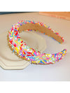 Acrylic Contrast Wide Headband - Cocoa Yacht Club