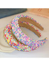 Acrylic Contrast Wide Headband - Cocoa Yacht Club