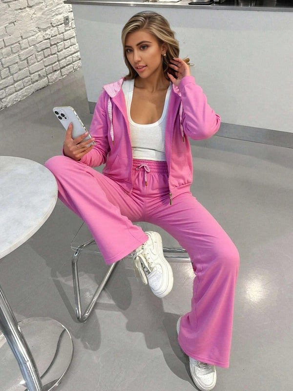 ComfyChic Plus Size Hoodie Set Activewear