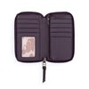 Silverlake Smartphone Wallet - Leather - Aubergine Suede