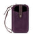Silverlake Smartphone Wallet - Leather - Aubergine Suede