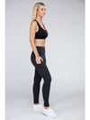 Active Leggings Featuring Concealed Pockets