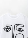 Art Deco White T Shirt