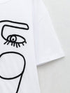 Art Deco White T Shirt