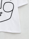 Art Deco White T Shirt