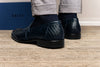Crocodile Penny Loafer, Navy