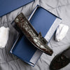 Crocodile Tassel Loafer, Nicotine