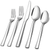 40-Piece Silverware Set, Vesteel Stainless Steel Flatware Set Service for 8, Modern Tableware Cutlery Set for Home and Restaurant, Square Edge & Mirror Finish, Dishwasher Safe