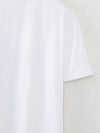 Blue & White Contrast String T Shirt