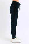 Judy Blue Full Size High Waist Corduroy Cuffed Jogger Plus Size