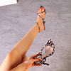 Leopard High Heeled Sandals