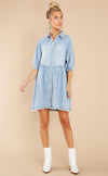 Cocoa Yacht Club Casual Cardigan Shirt Denim Dress