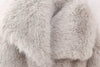 Faux Fur Mink Socialite Coat