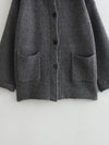 French Scarf Short Knitted Overcoat Coat