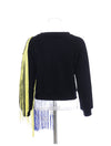 Rainbow Tassel Stitch Mesh Sweatshirt