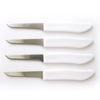 4 Paring Knives Stainless Steel Set Sharp Kitchen Blades Cutlery Cooking Knife