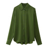 Green Silk Shirt