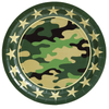 144-Piece Camo Party Decorations for Army-Themed Birthday, Baby Shower, Welcome Home Party, Serves 24, Includes Camouflage Paper Plates, Napkins, Cups, and Cutlery