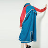 Color Block Casual Sports Loose Trench Coat